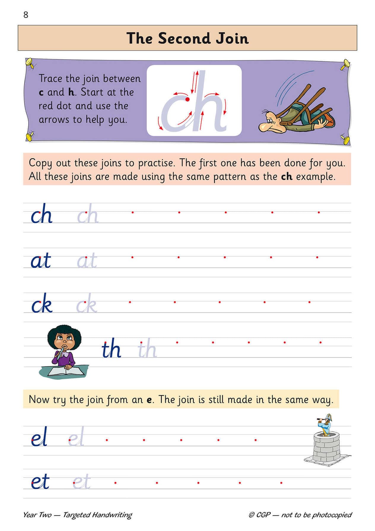 CGP KS1 English Targeted Practice Book - Handwriting Practice for Year 2 | Paperback | 32 Pages 4