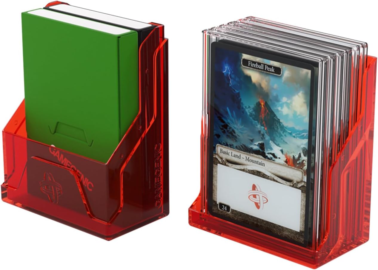 Gamegenic Bastion 50+ Red Deck Box for Double-Sleeved Cards 5