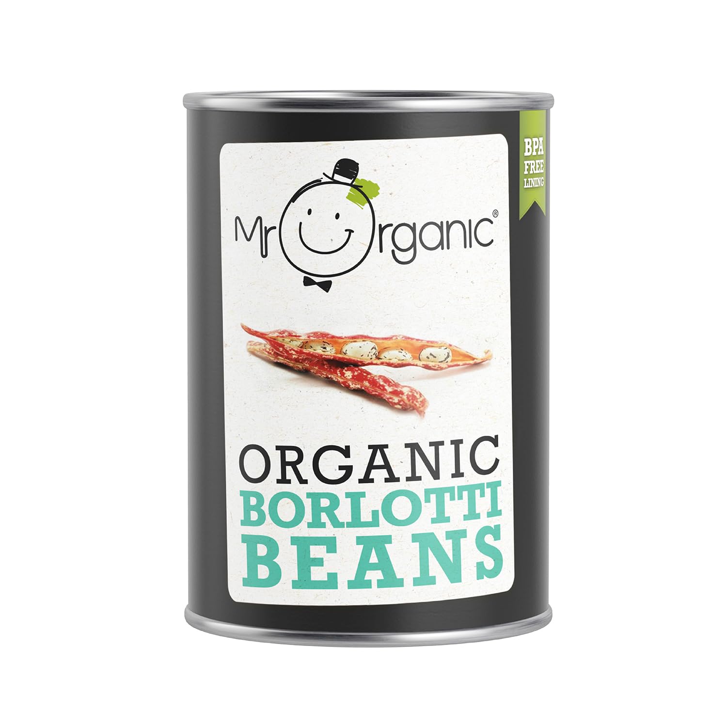 Mr Organic - Bio-Borlottibohnen 400g Dose