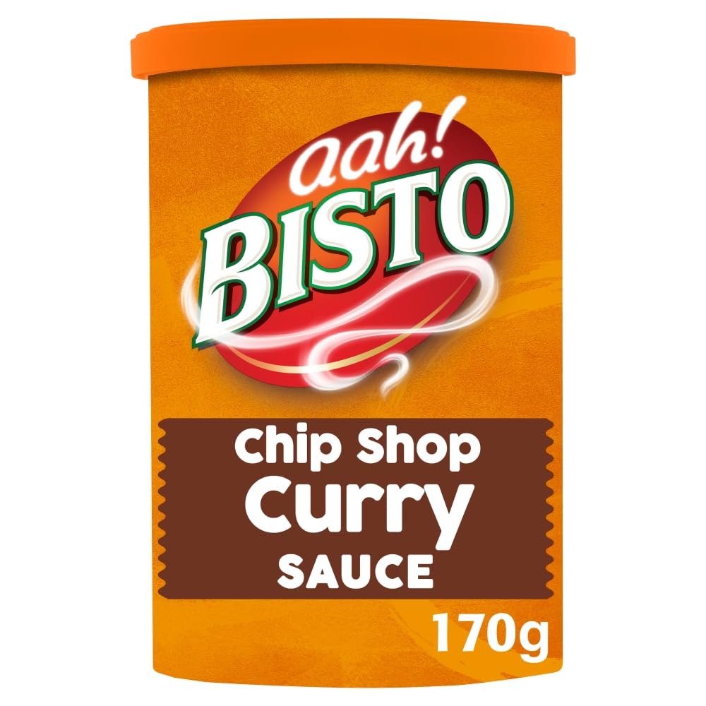 Bisto Quick & Easy Chip Shop Curry Sauce Mix - 170 g Drum | Vegetarian Friendly