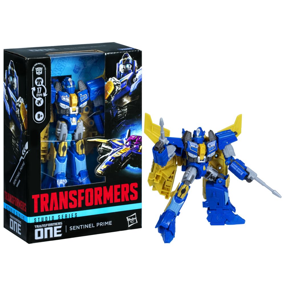Transformers Studio Series Voyager Class Sentinel Prime Action Figure - 6.5 Inch | 3 Modes | Ages 8+