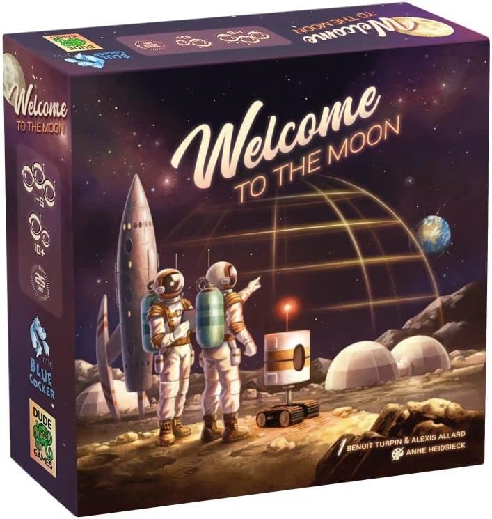 Blue Cocker Games Welcome To The Moon Board Game 1