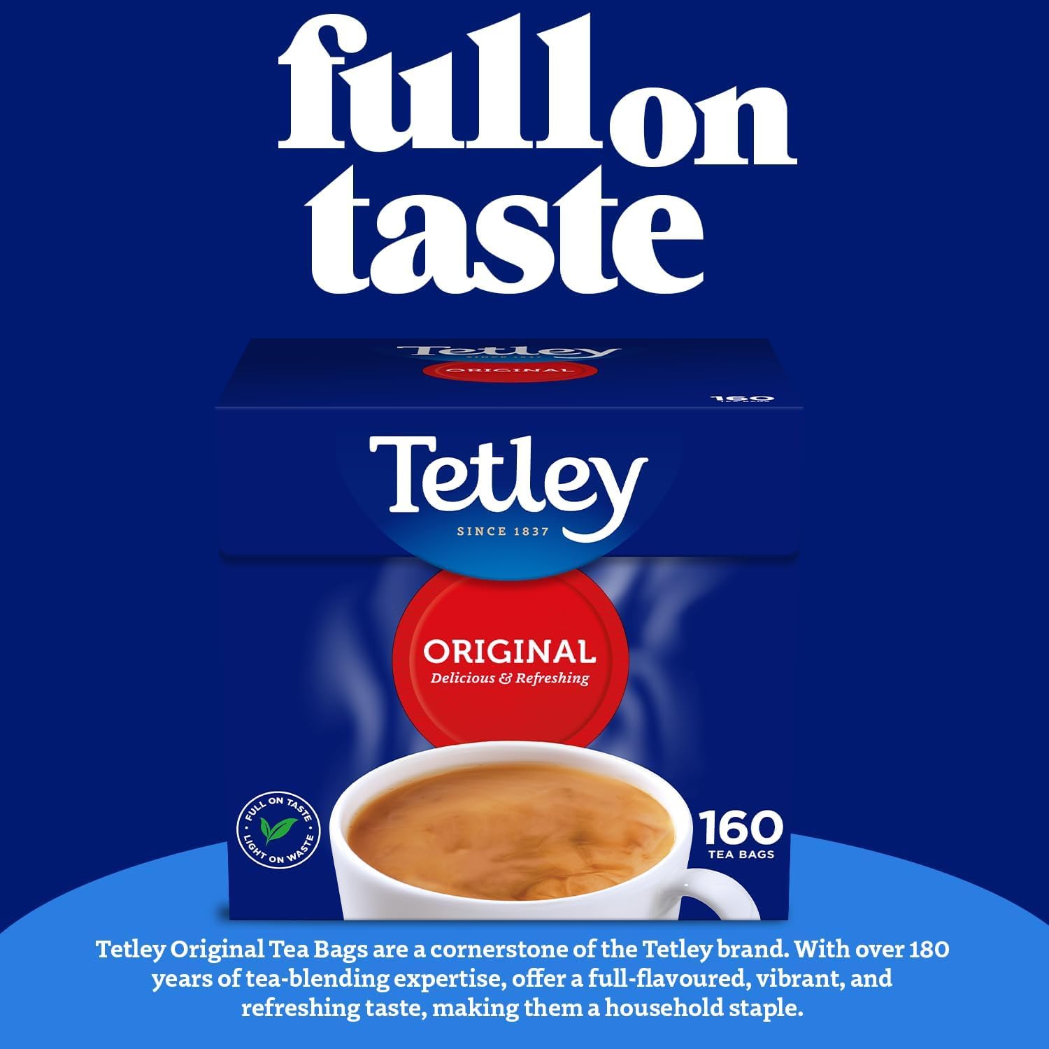 Tetley Everyday Original Tea - 160 Tea Bags, Black Tea Blend 11