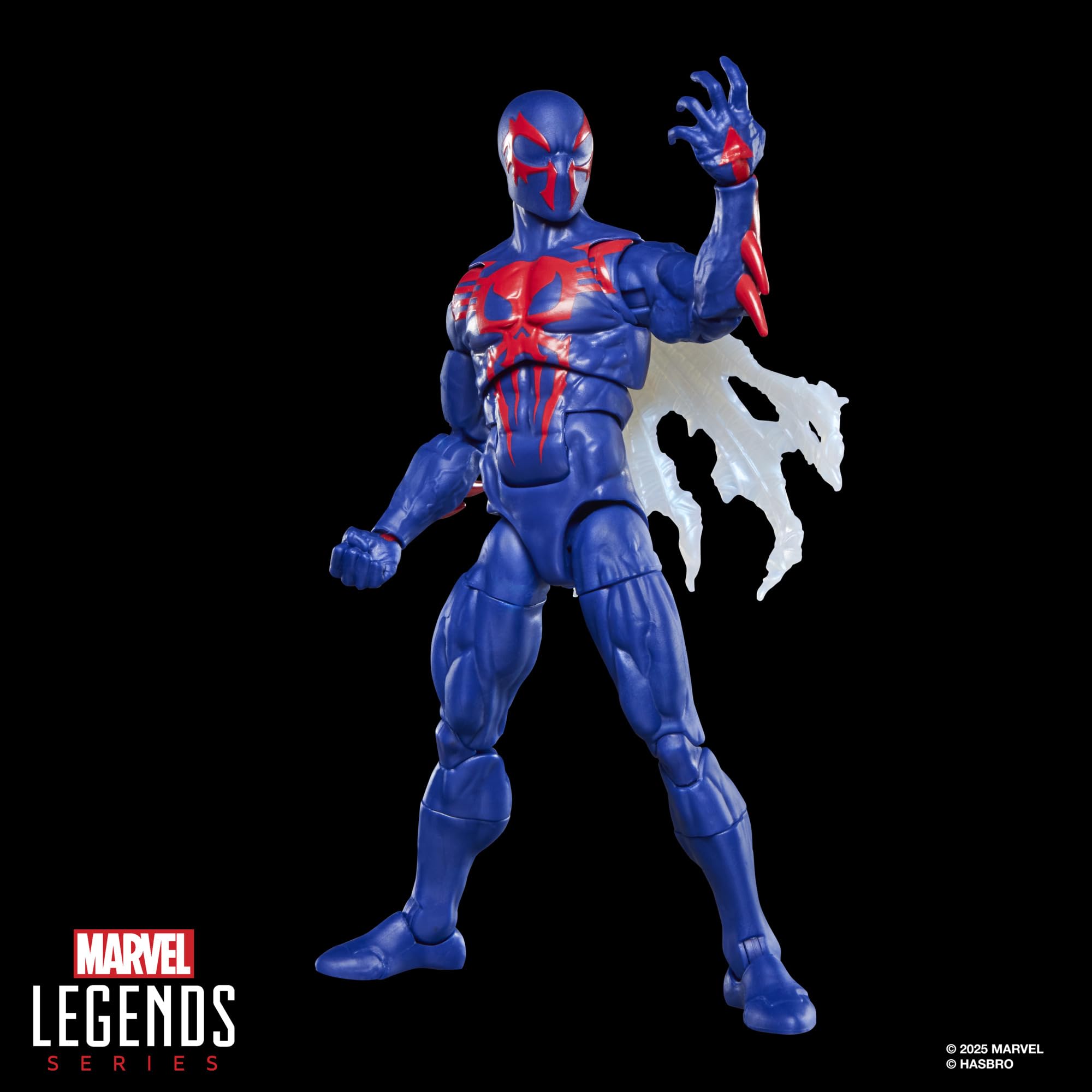 SPIDER-MAN Marvel Legends Series Spider-Man 2099 Retro Cardback Action Figure | 6 Inch 6