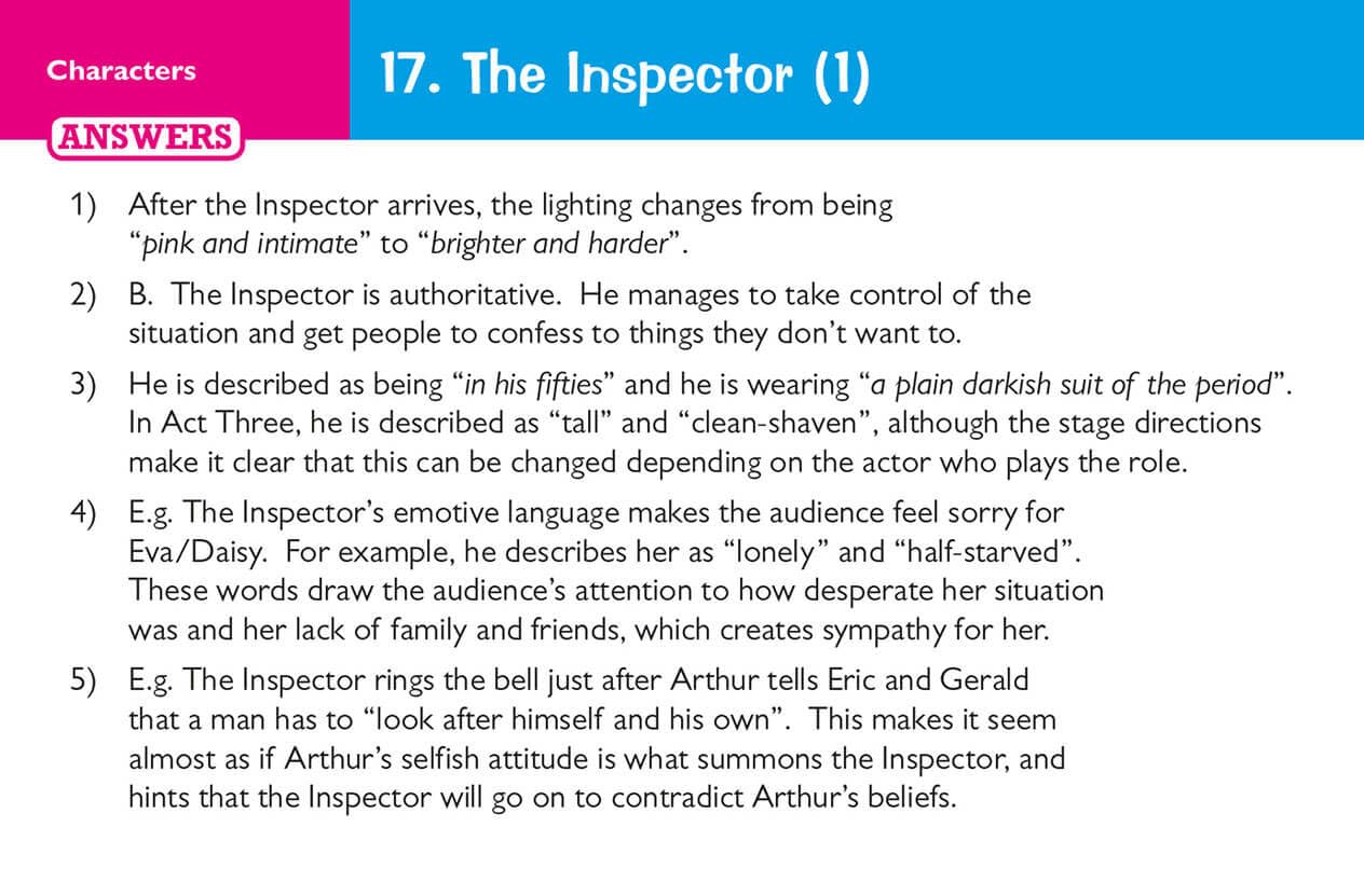 CGP An Inspector Calls Revision Question Cards | Grade 9-1 GCSE English Literature | 2019 Edition 5