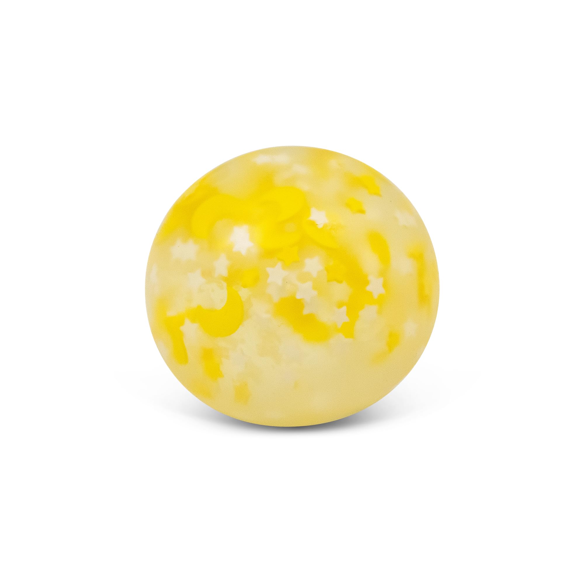 Tobar Scrunchems Moons and Stars Glow in the Dark Stress Squish Ball - 6cm Fidget Toy for Kids and Adults