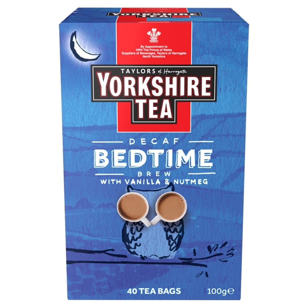 Yorkshire Tea - Bedtime Brew Decaf Tea Bags, 160 Count (4 x 40)