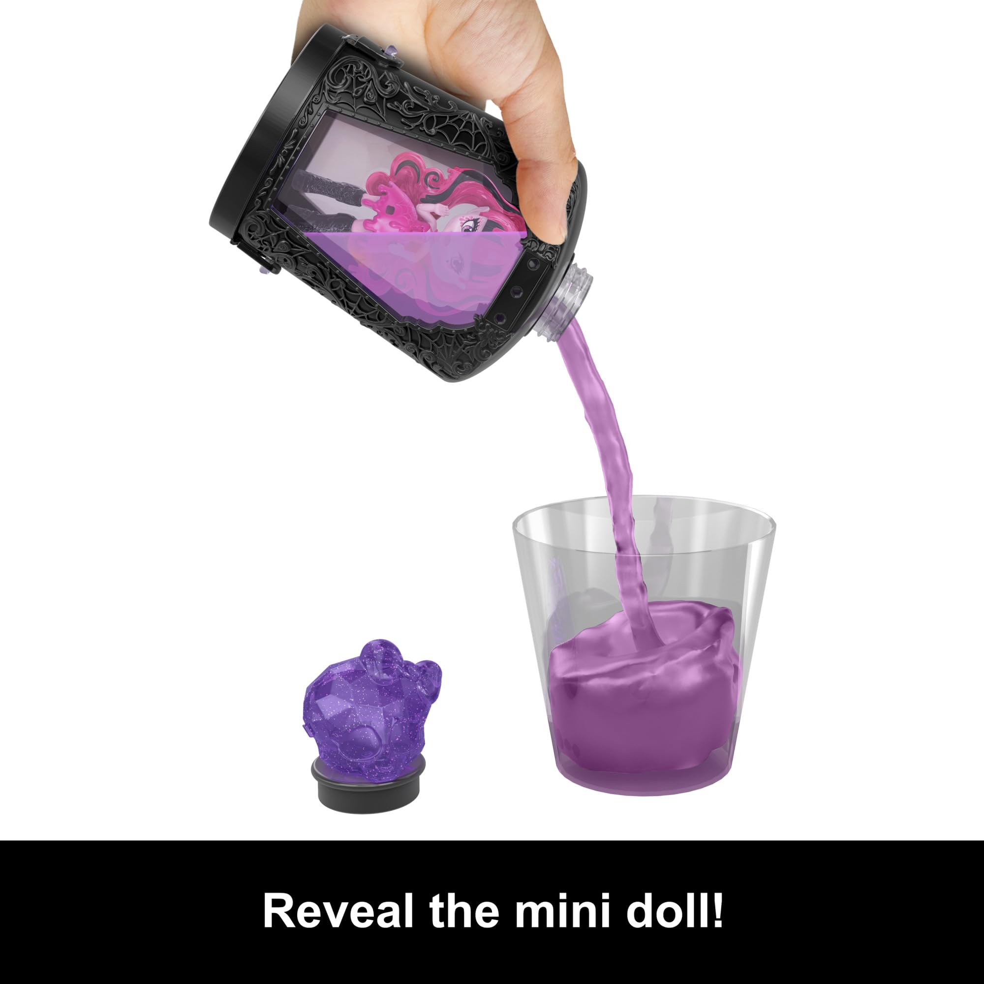 Monster High Potions Mini Dolls and Accessories - 3-inch Surprise Character in Crystal Bottle 3