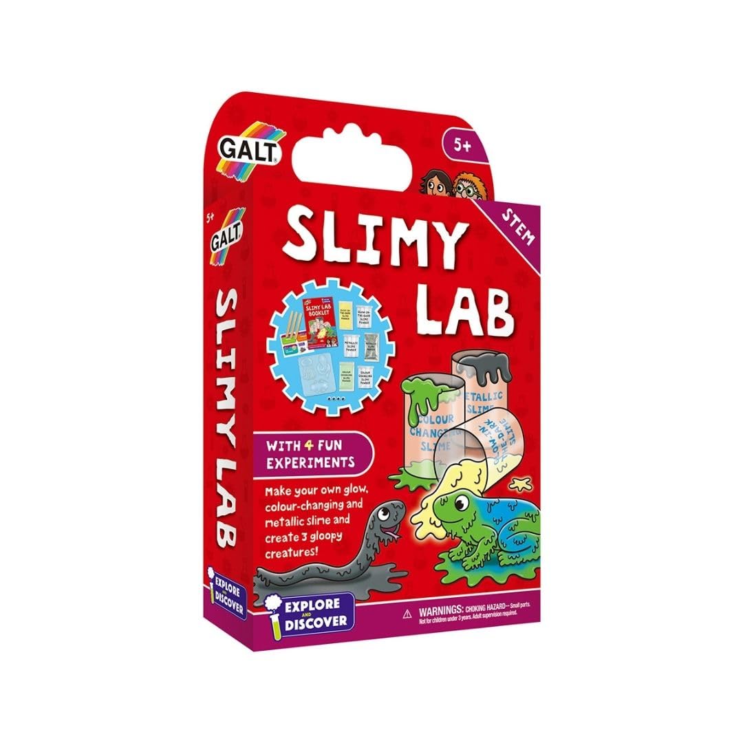 Galt Slimy Lab Science Kit - STEM Learning Slime Experiments for Kids Ages 5+ 5
