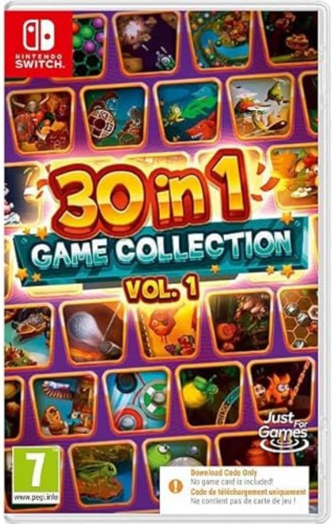 30 in 1 Game Collection Vol 1 - Nintendo Switch Code in a Box
