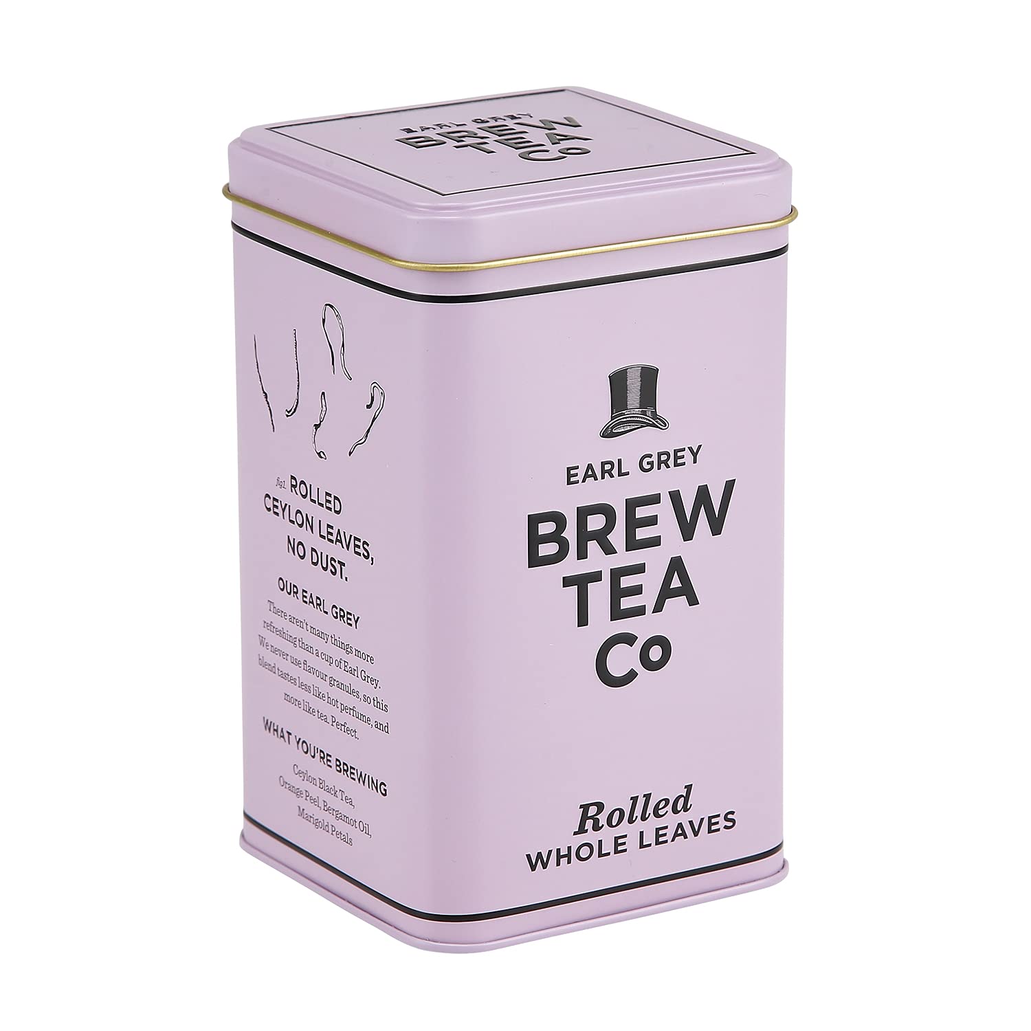 Brew Tea Co Earl Grey Loose Leaf Black Tea - Light & Fragrant, Bergamot Infused | 150g Tin 1