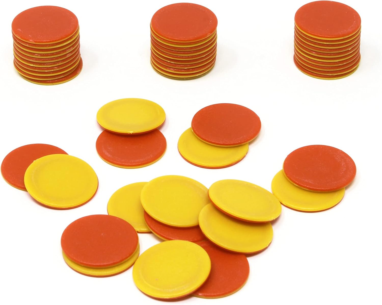 Learning Resources Two-Colour Counters (Set of 120) - Red and Yellow Math Manipulatives
