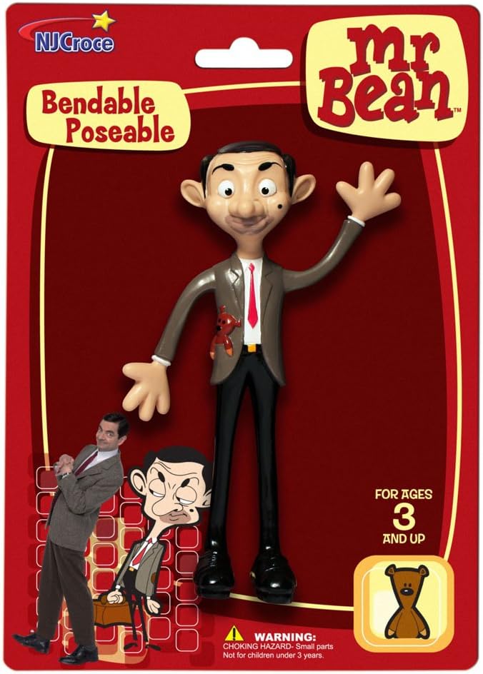 TY Mr Bean - Bendable Retro Action Figure for Kids 3+
