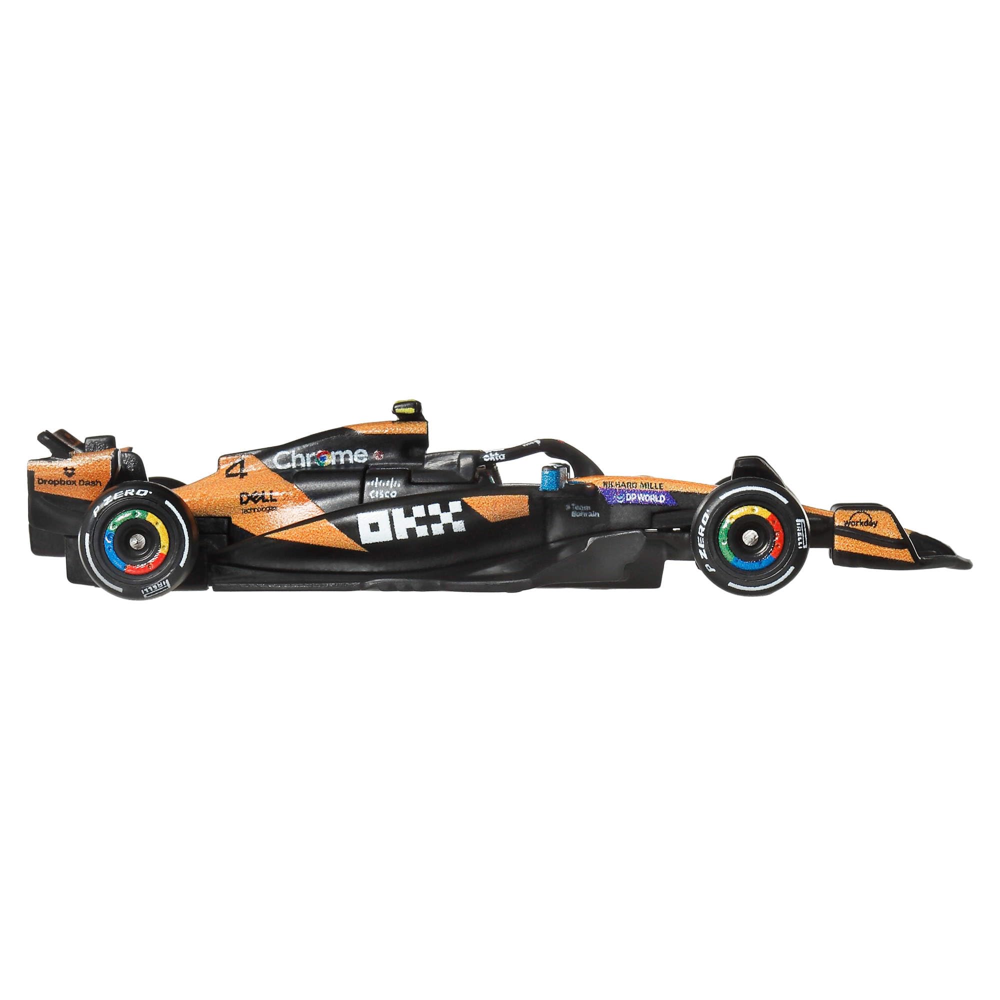 Hot Wheels Premium Formula 1 Toy Car 2-Pack - 1:64 Scale Die-Cast Set with Real Riders Tires 6