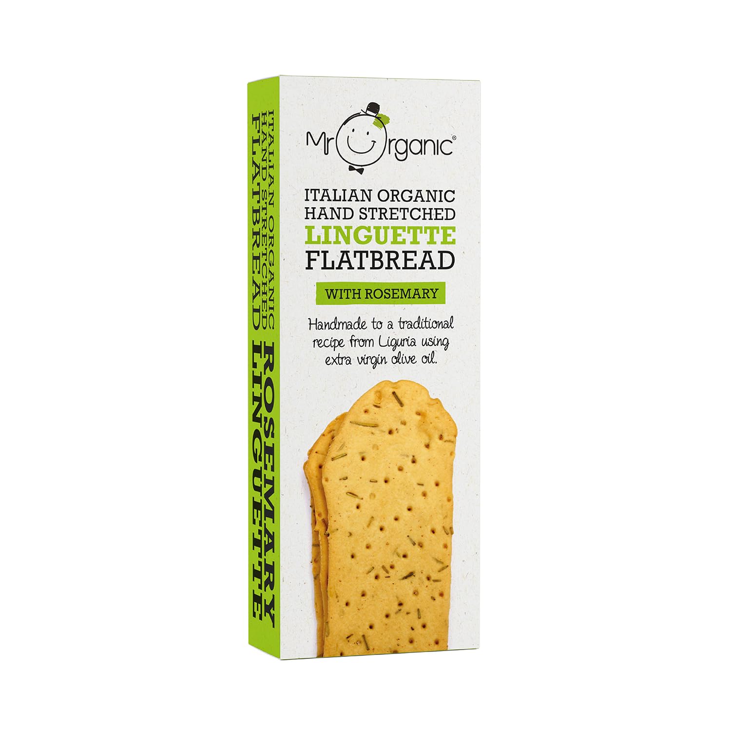 Mr Organic Rosemary Flatbread - Organic, Vegan, Non-GMO | 150g Pack