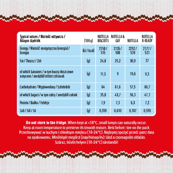 Nutella Christmas Advent Calendar 2025 - Assorted Spreads & Card Game 8