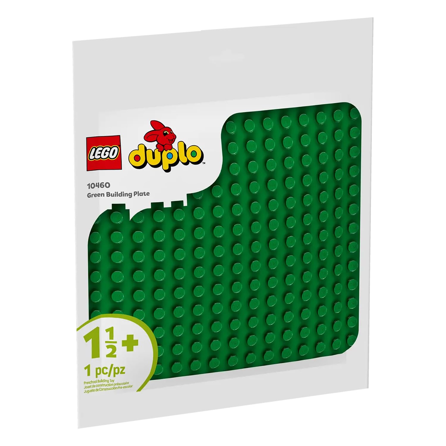LEGO DUPLO Grüne Bauplatte – 16x16 Noppenbasis für Kleinkinder ab 18 Monaten