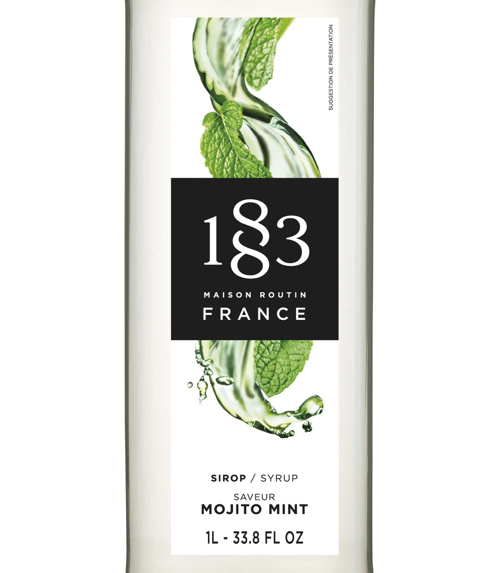 1883 MAISON ROUTIN Premium Mojito Mint Syrup - Refreshing Herbal Flavour | 1261g Liquid 3