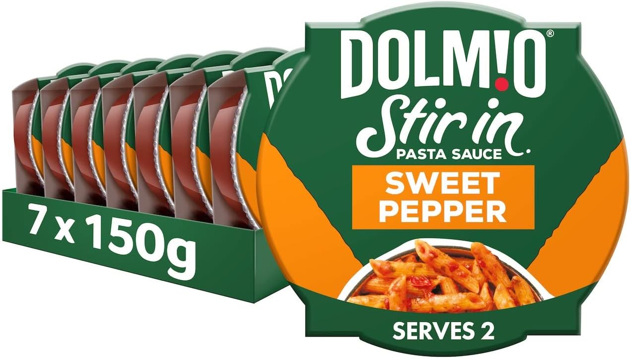 Dolmio Sweet Pepper Stir-In Pasta Sauce, 7 x 150g Pots