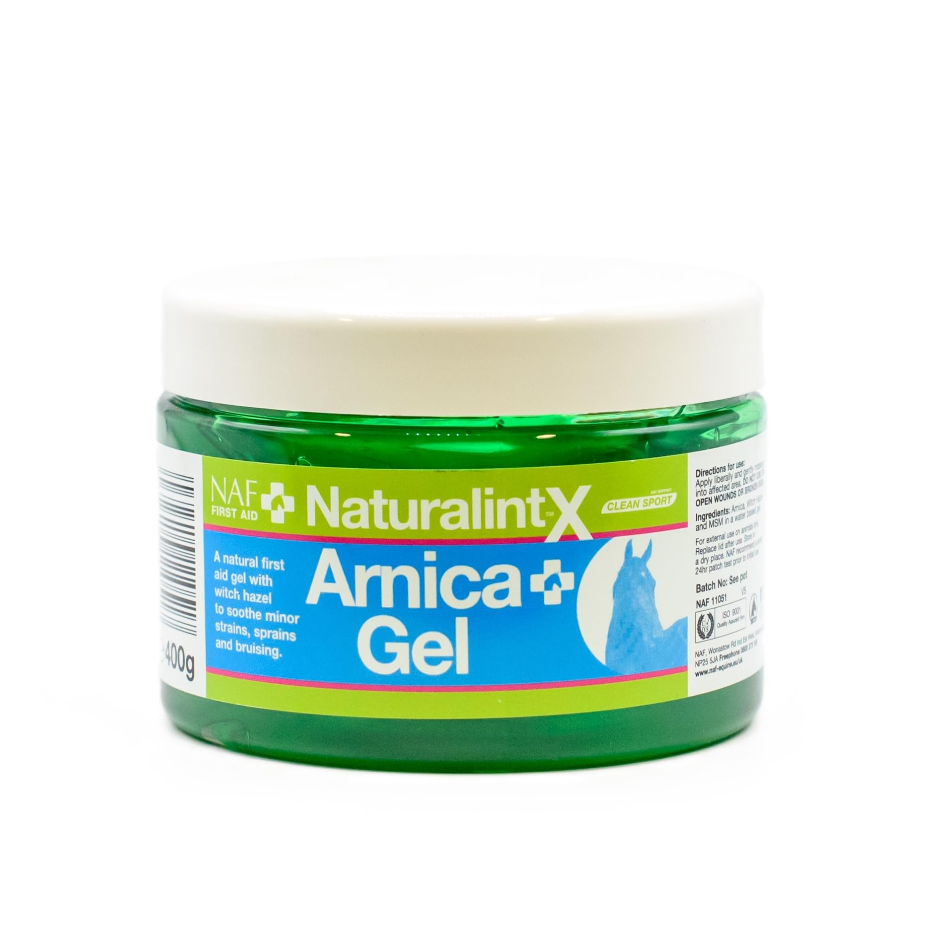 NAF NaturalintX Arnica Gel for Horses - 400g | Fast-Absorbing Muscle & Joint Care