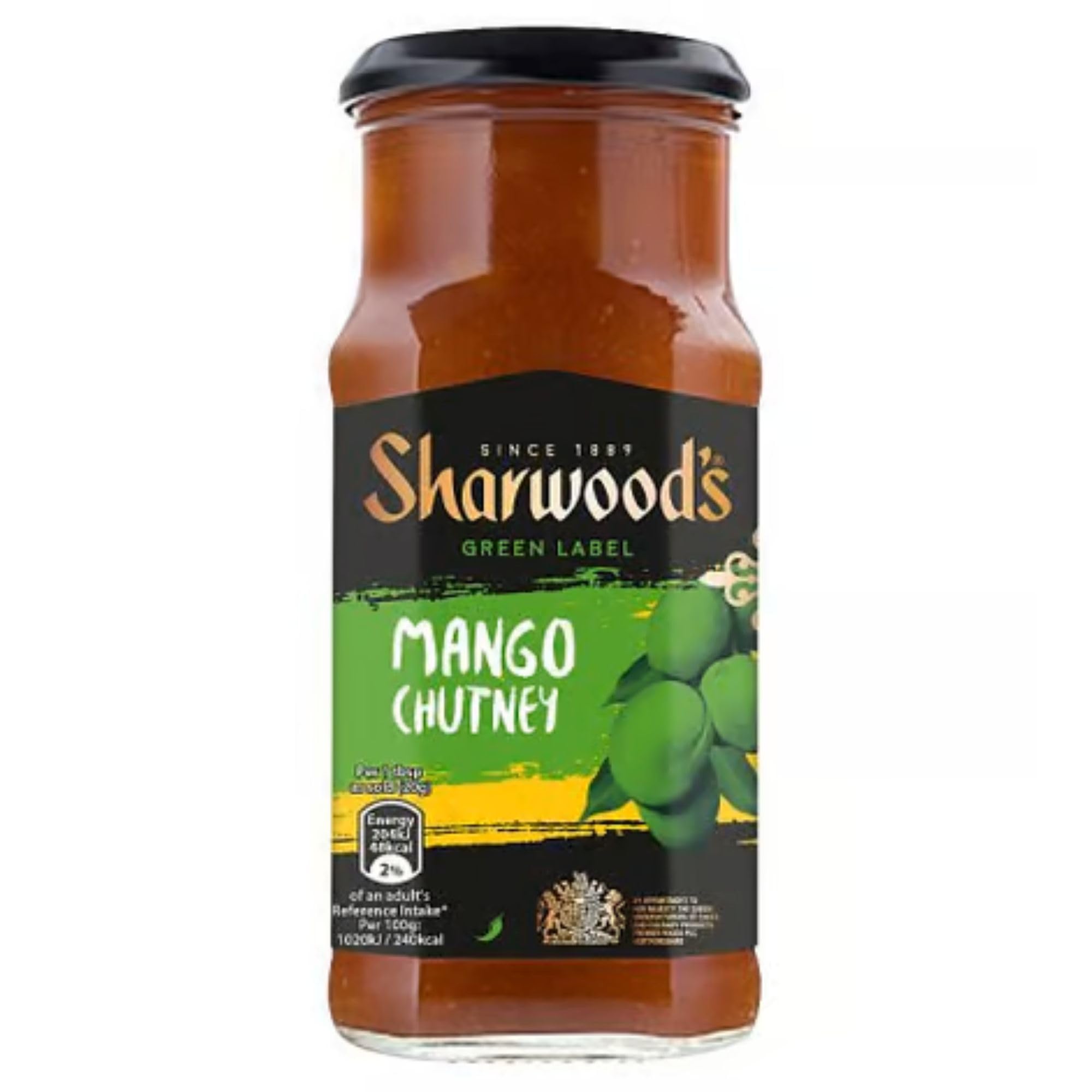 Sharwood's Indian Green Label Mango-Chutney – süß-würziges indisches Gewürz, 227-g-Glas 3