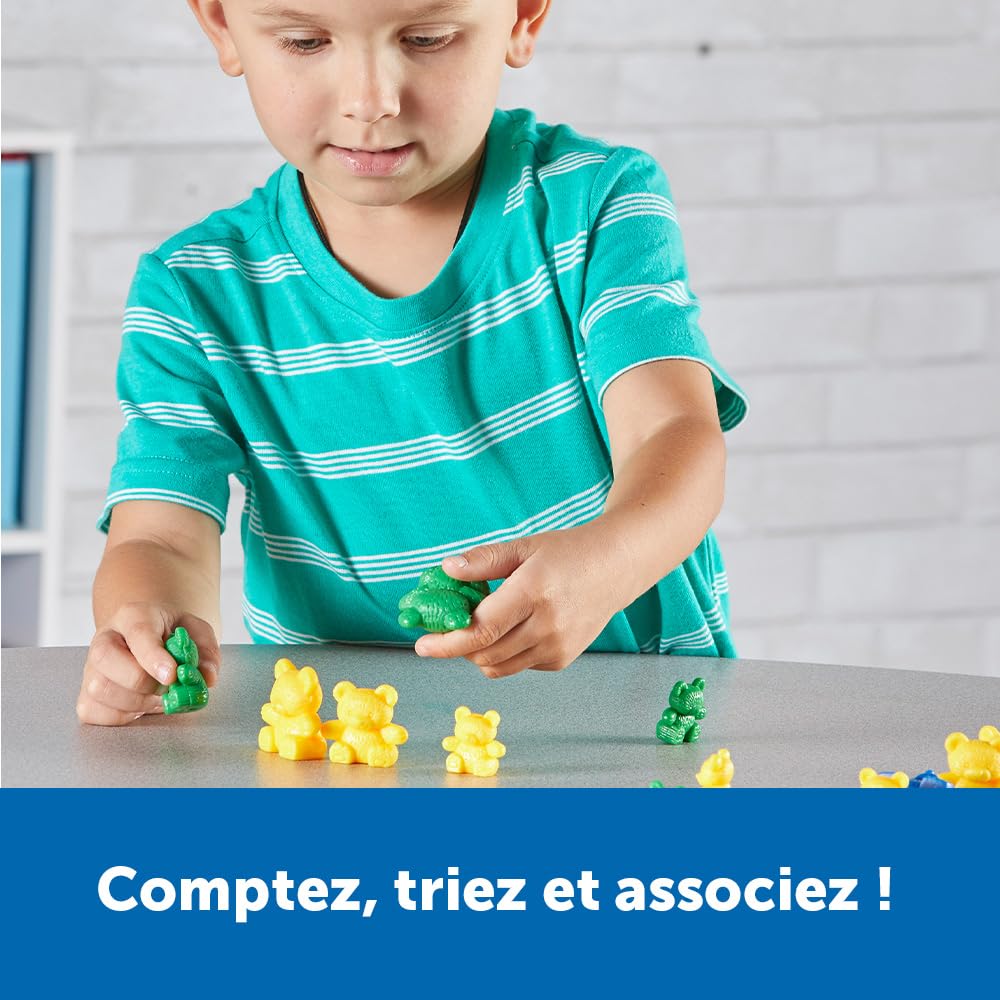 Learning Resources The Original Three Bear Family Counters - 96-Piece Rainbow Maths Set for Ages 3+ 10