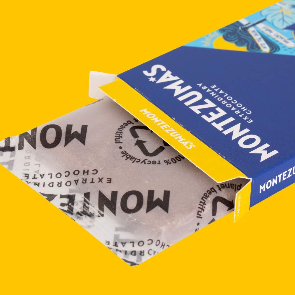 Montezuma - FitzRoy 74% Cocoa Dark Chocolate Bar Organic Vegan Gluten-Free 5