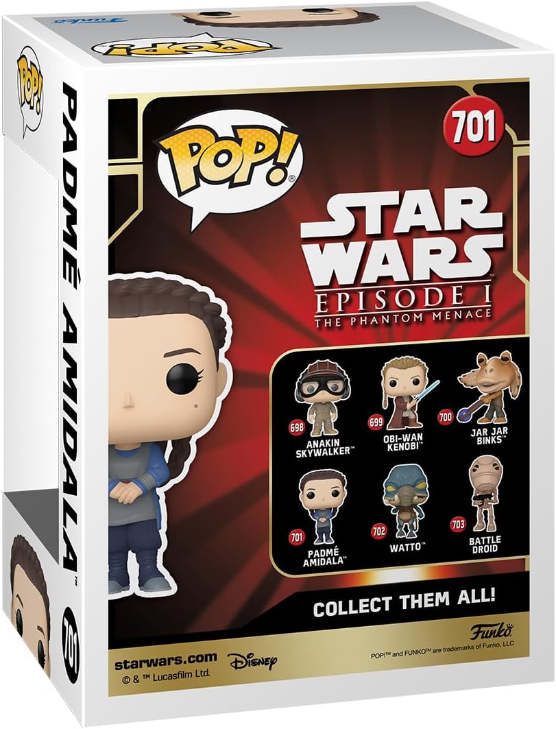 Funko Pop! Star Wars: Episode 1 The Phantom Menace - Padmé Amidala Vinyl Figure (76019)