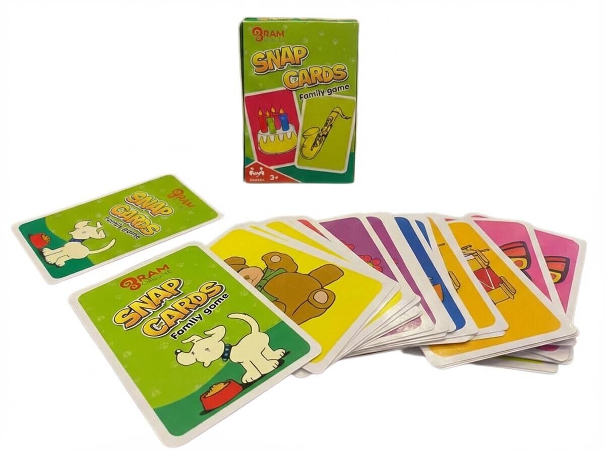RAM ONLINE Classic Snap Card Game - Matching Pairs | Family Friendly | Ages 3+ 3