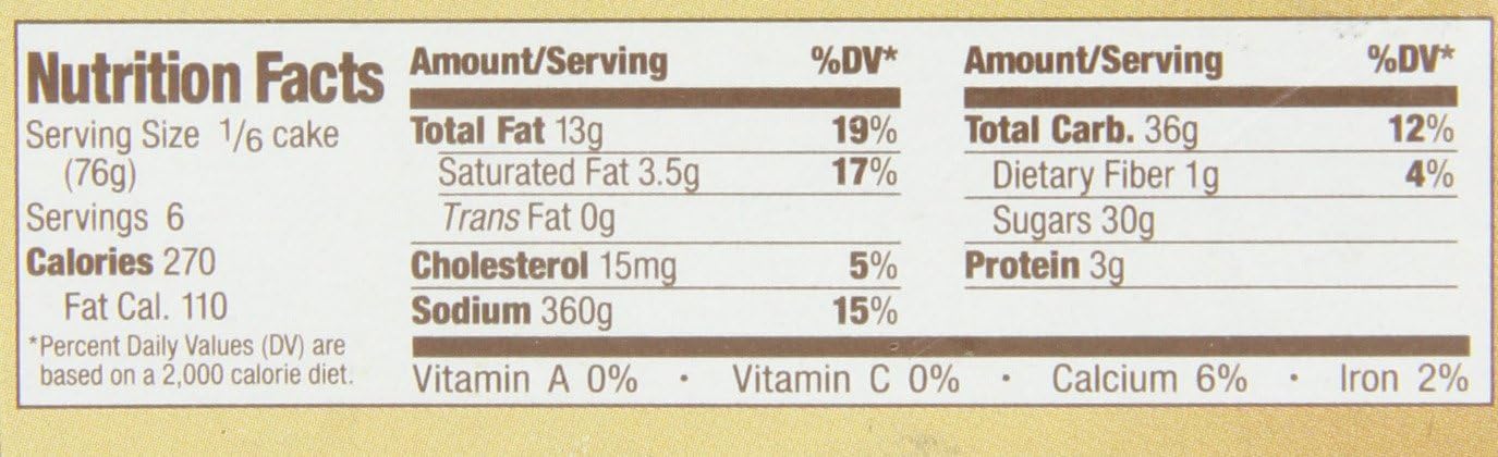 Tortuga Golden Original Rum Cake with Walnuts, 454g