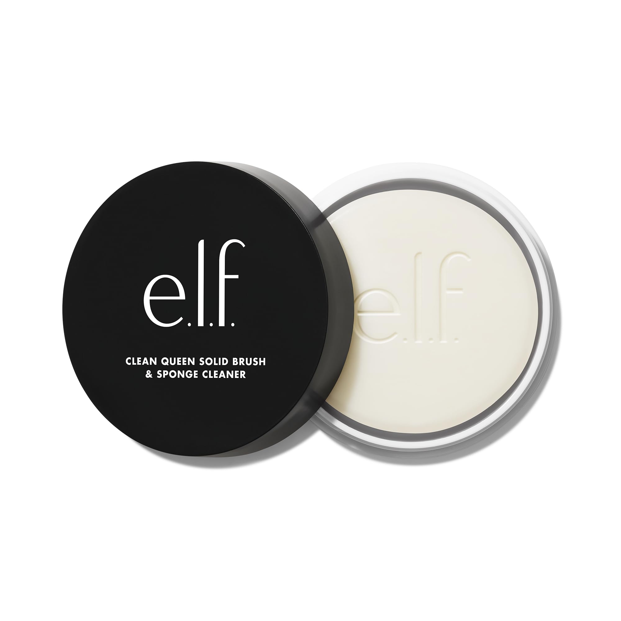 e.l.f. Clean Queen Solid Brush & Sponge Cleaner - Water-Activated Soap Bar | 1.5 Ounce