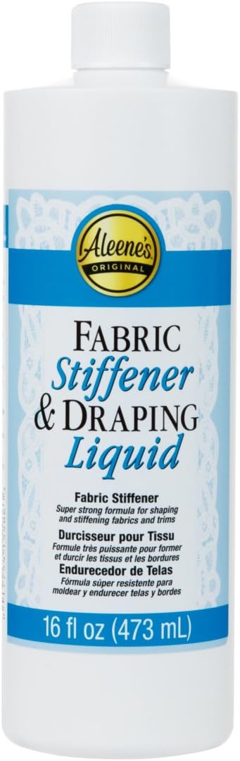 Aleene's Fabric Stiffen-Quick 16 oz - Fabric Stiffener & Draping Liquid