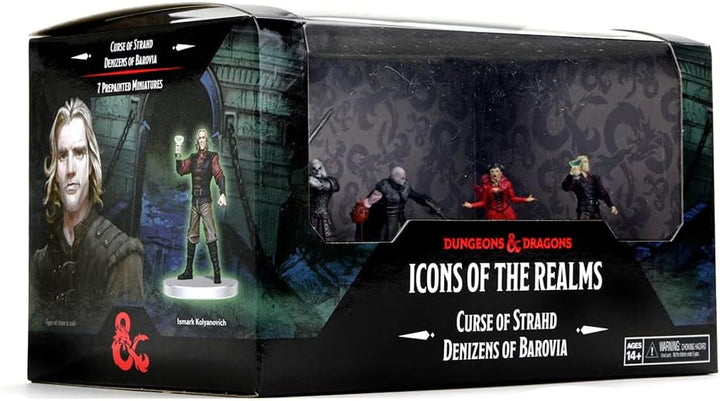 WizKids D&D Icons of the Realms: Curse of Strahd - Denizens of Barovia Miniatures Set, Multicolor