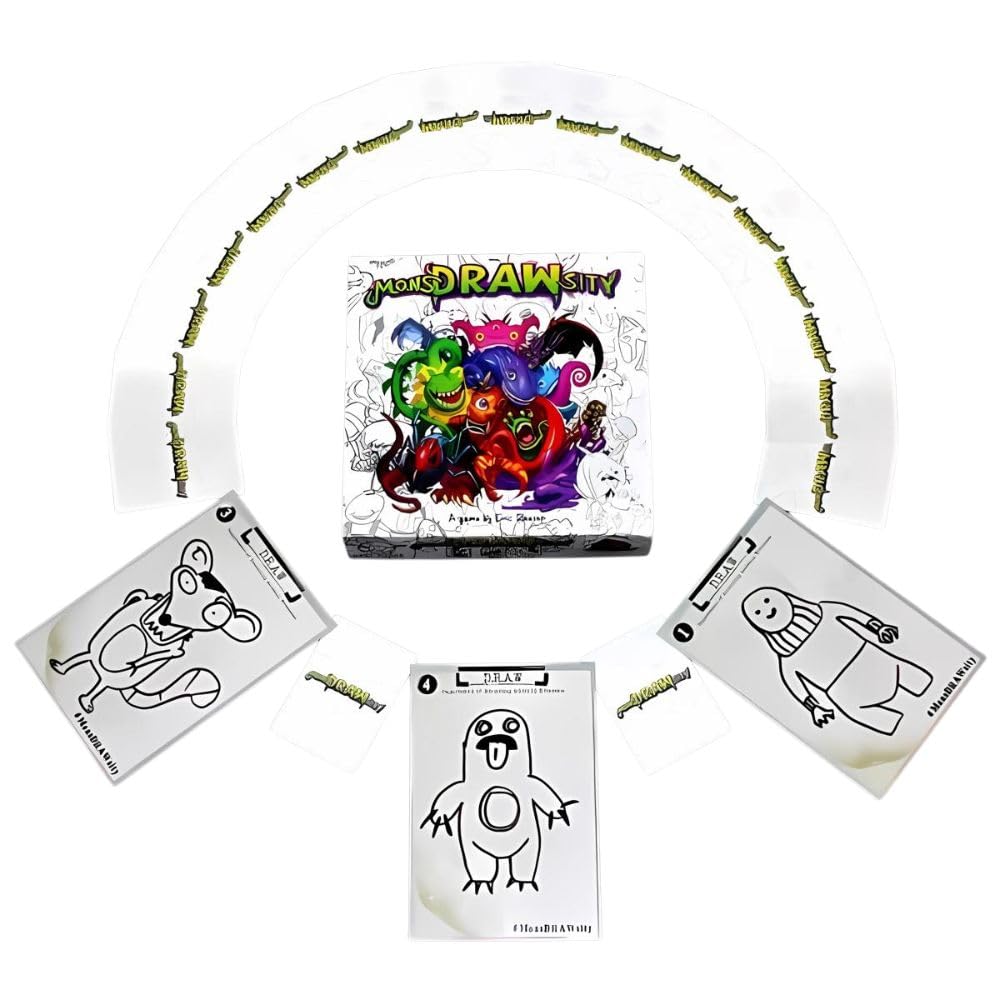 Deep Water Games MonsDRAWsity Drawing Party Game