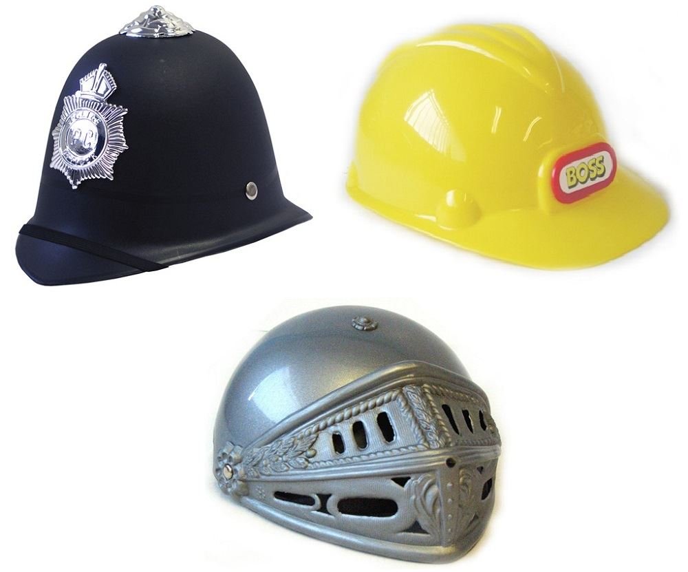 Peterkin Boss Construction Helmet - Yellow Kids Hard-Hat for Pretend Play | Adjustable Fit 3