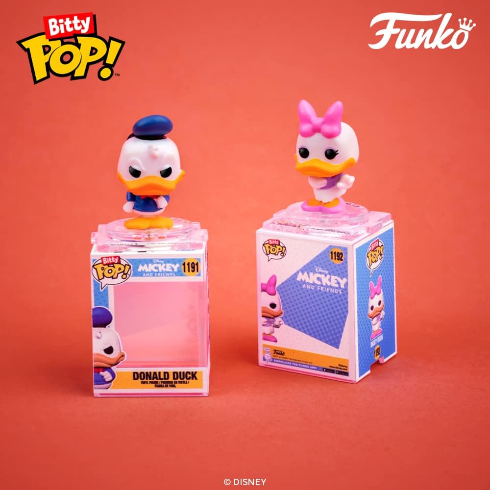 Funko Disney Bitty POP! Minnie Mouse, Daisy Duck, Donald Duck & Mystery Figure Collectible Set (71320)