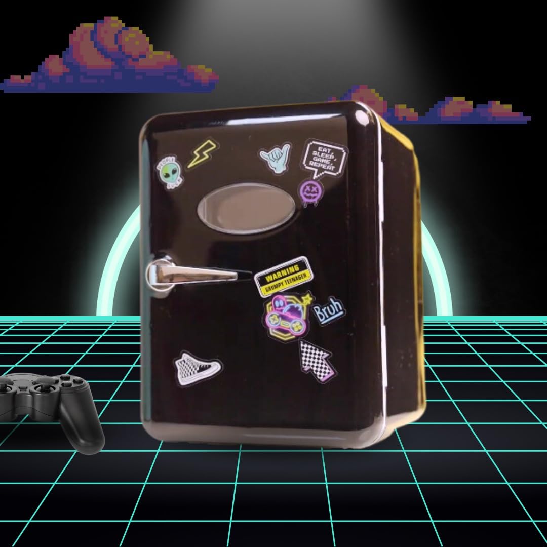 So Chill Mini Fridge - Compact 4L USB-Powered Cooler with Stickers for Personalization 3