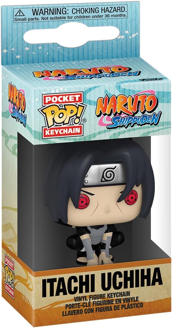 Funko Pop! Animation - Itachi Uchiha Vinyl Keychain (Moonlit) - Naruto Collectible