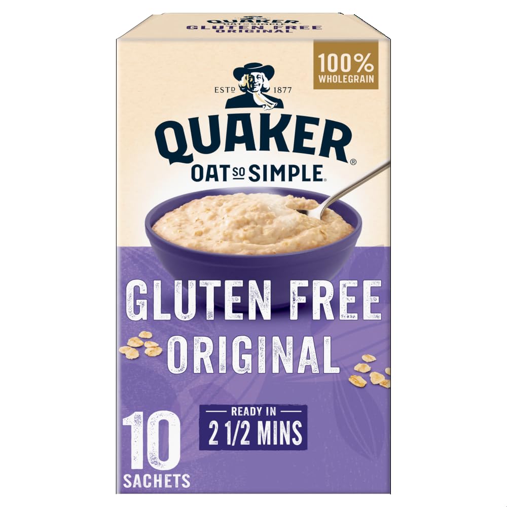 Quaker Oats So Simple Gluten Free Porridge Sachets, 10 x 35 g