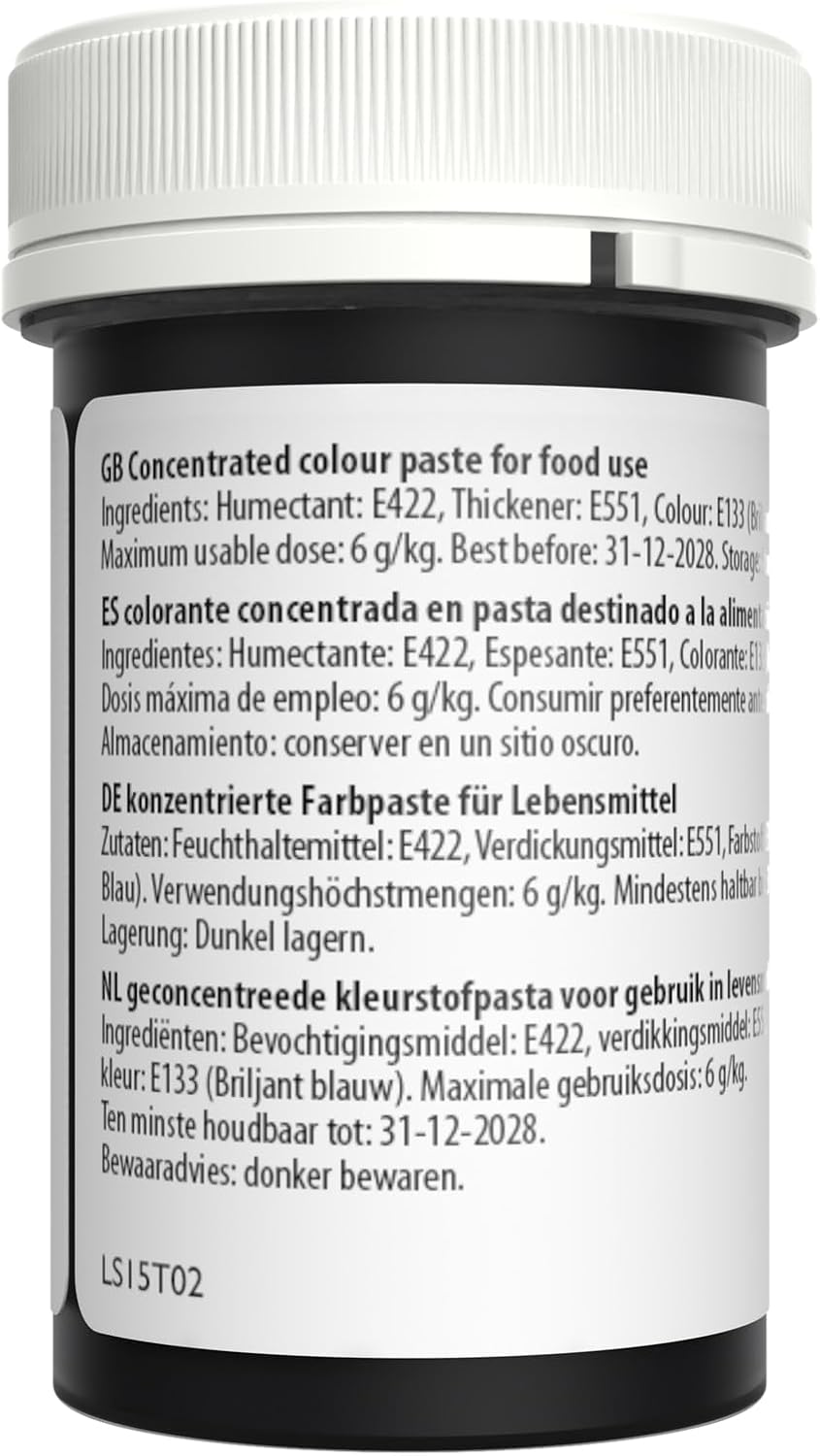 Sugarflair - Spectral Ice Blue Lebensmittelfarbpaste (30 g) 4