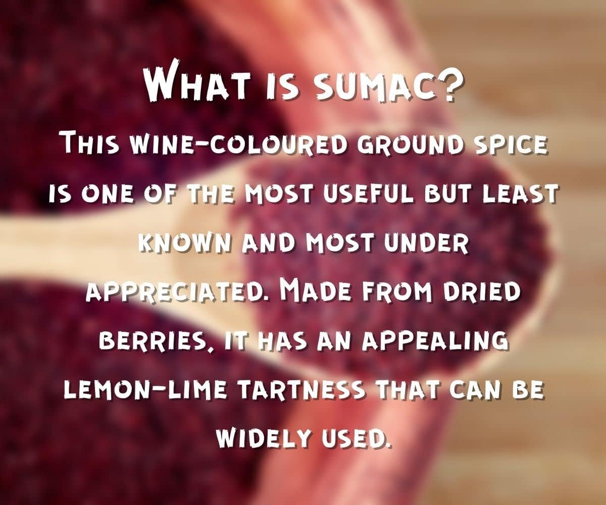 Aksoy Premium gemahlener Sumach, 500 g Glas – 100 % natürliches, frisches und würziges Gewürz für die nahöstliche Küche 3