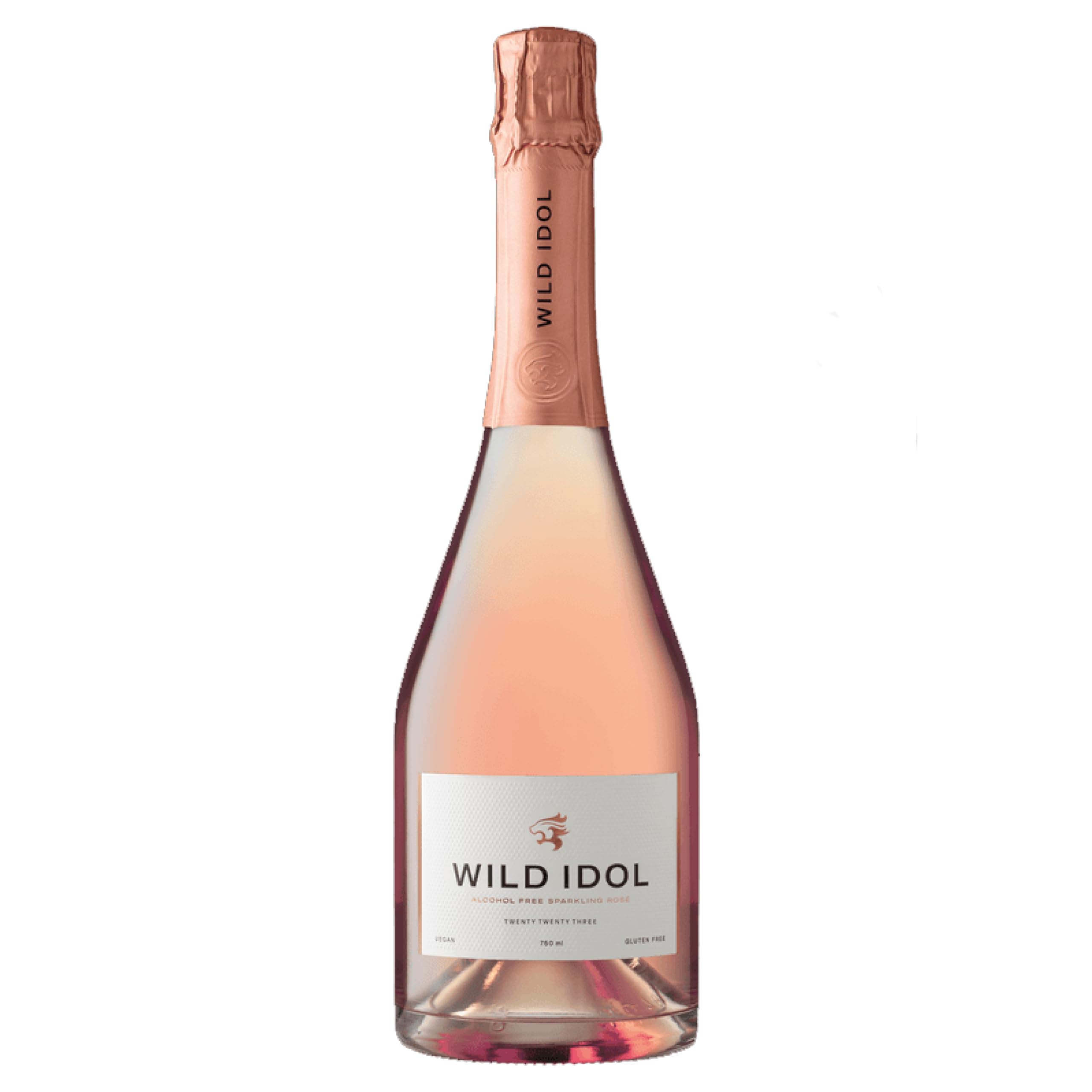 Wild Idol Non-Alcoholic Sparkling Rosé 75cl 0.0% | Vegan, Gluten-Free, No Added Sugar