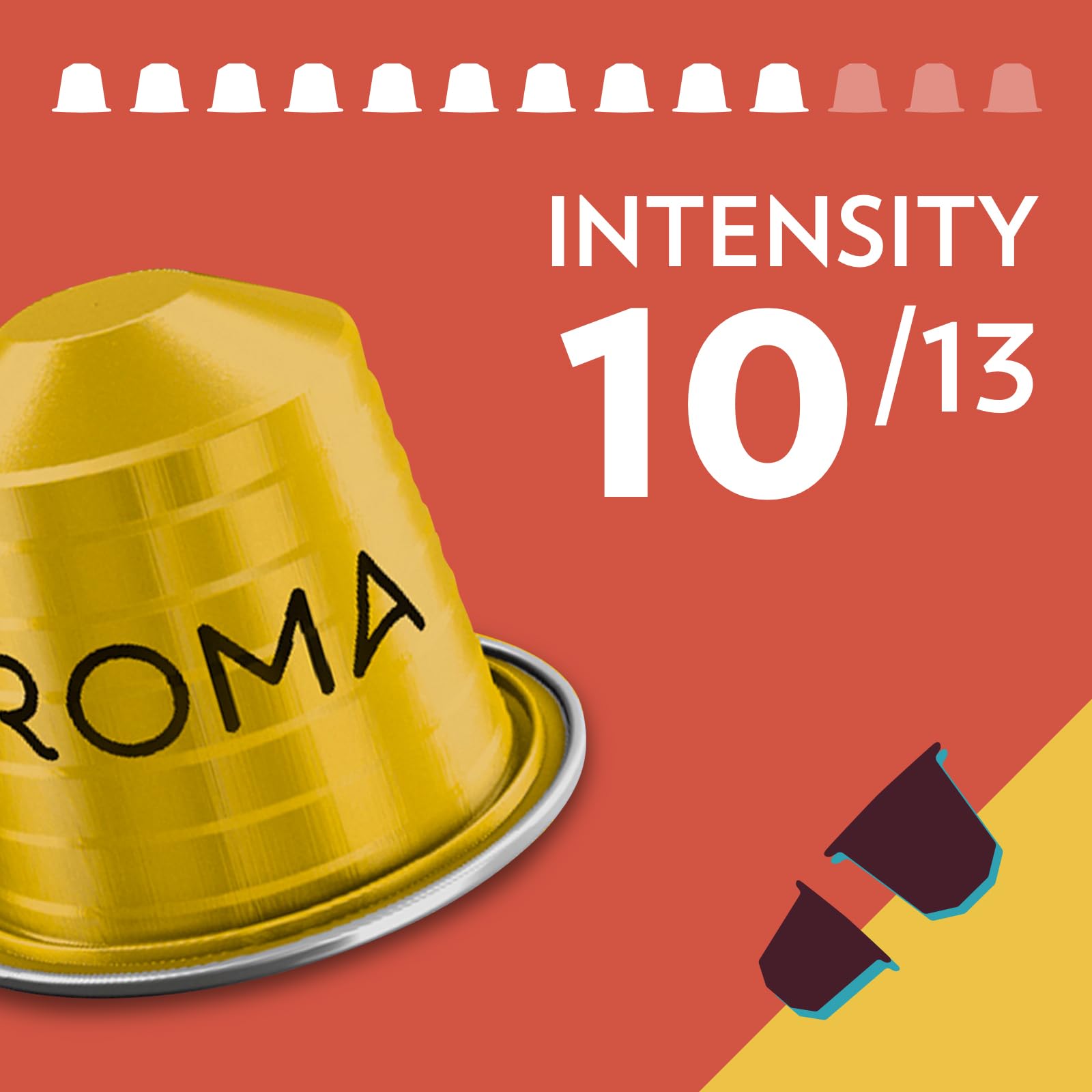 Lavazza Tales of Roma - 100 Aluminium Coffee Capsules for Nespresso Original Machines 3