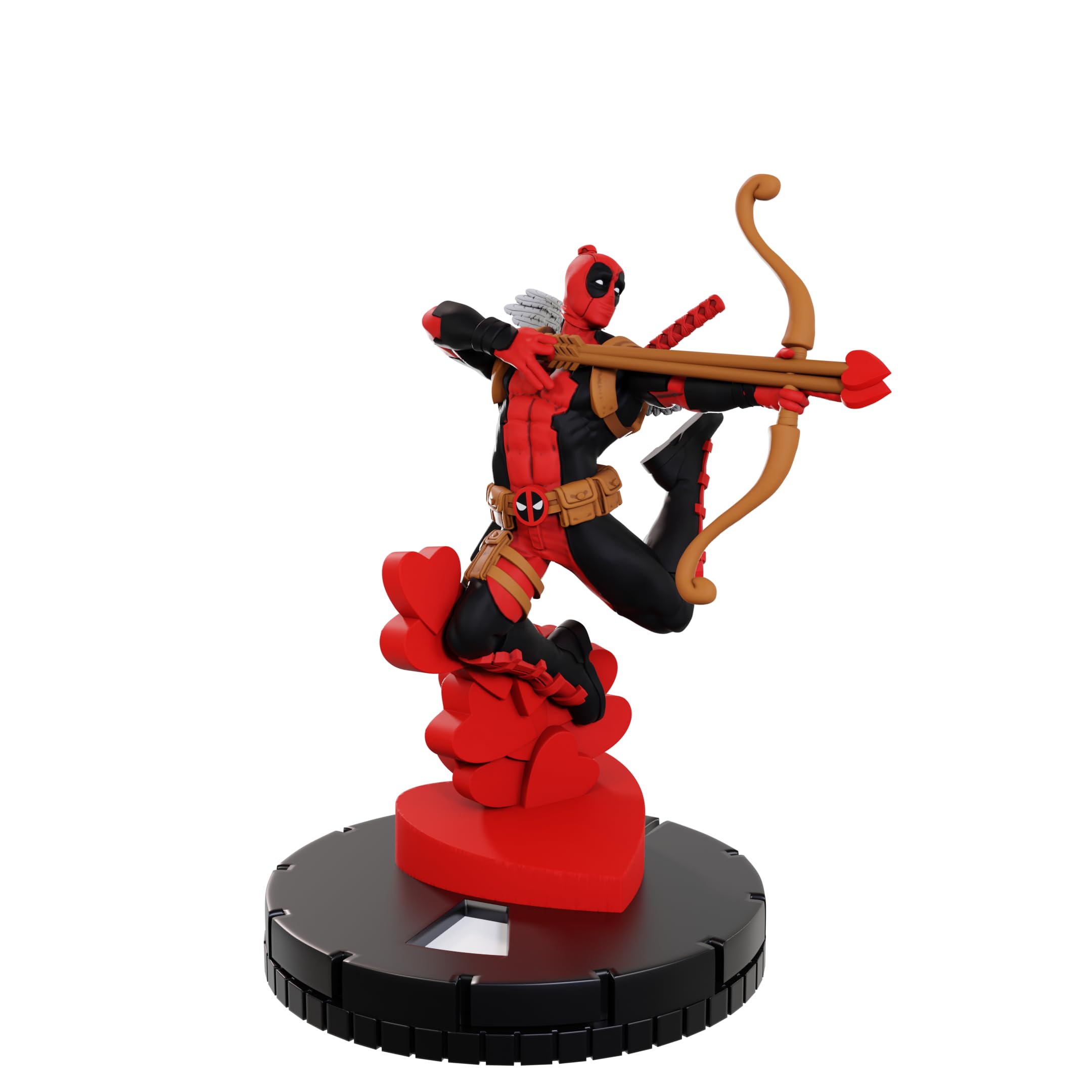 WizKids Marvel HeroClix Iconix: Cupid Deadpool Miniature Figure | Pre-painted