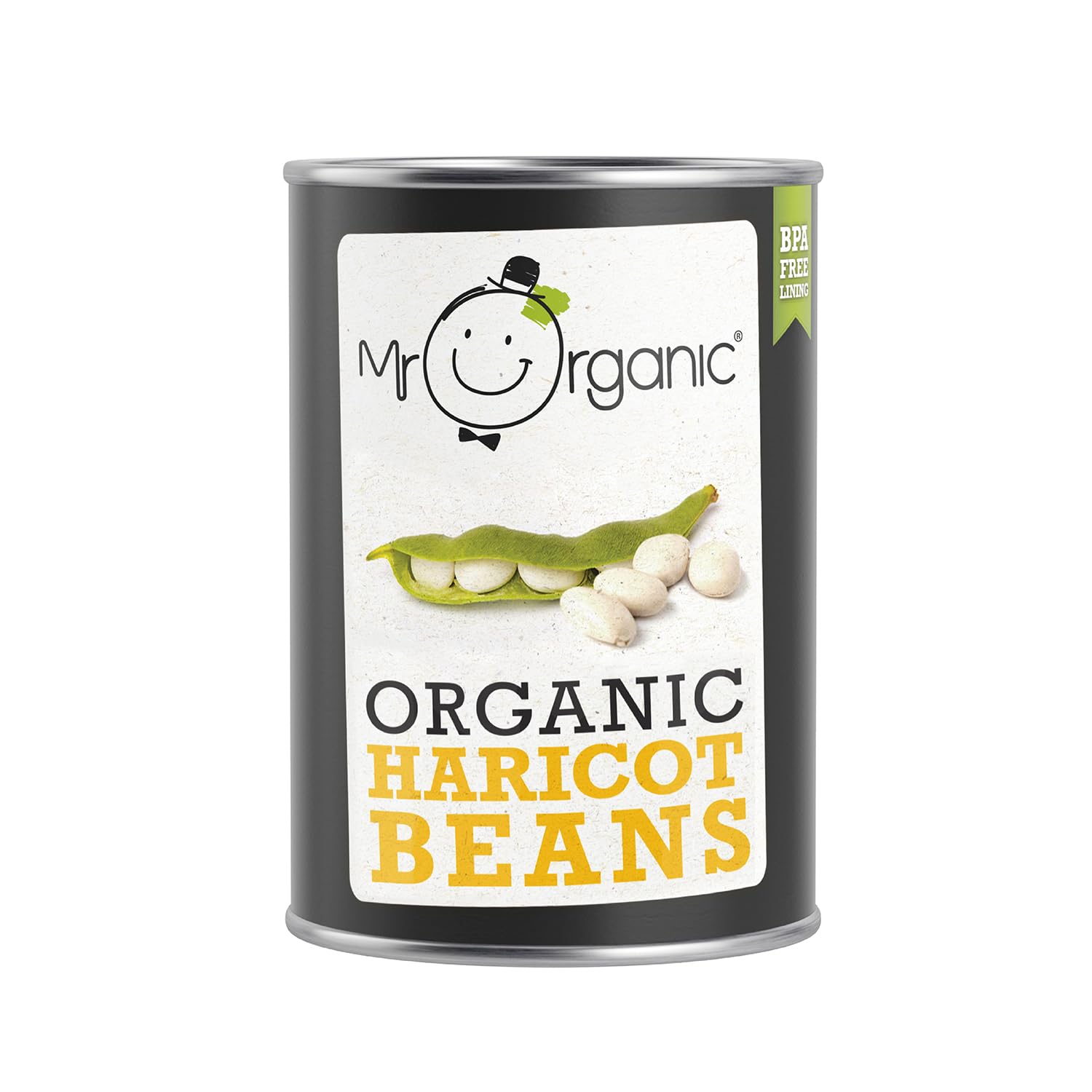 Mr Organic - Haricot Beans Bio-Bohnen in der Dose