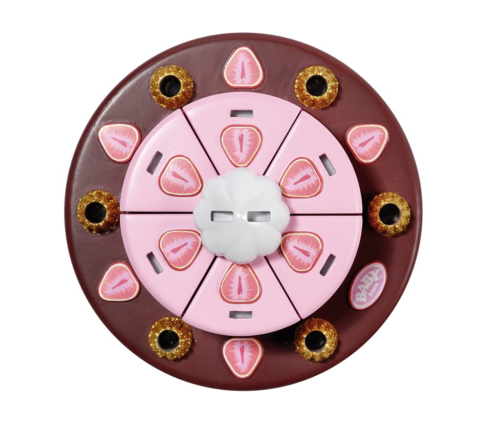 BABY Born Happy Birthday Party Table Playset - Interactive Musical Cake & Doll Accessories (6 Months+) 9