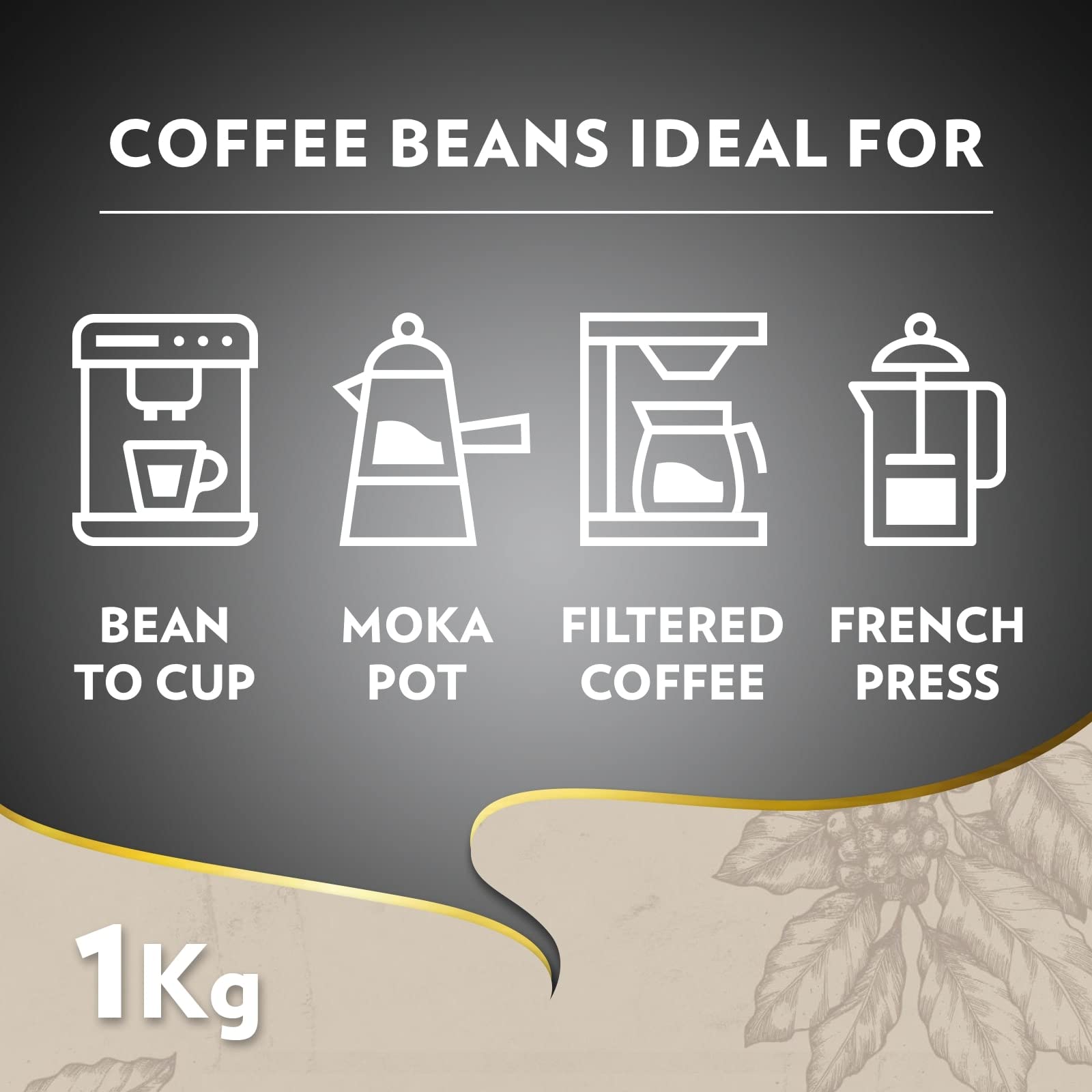 Lavazza Barista Perfetto Arabica and Robusta Drum Roast Coffee Beans 1kg 3