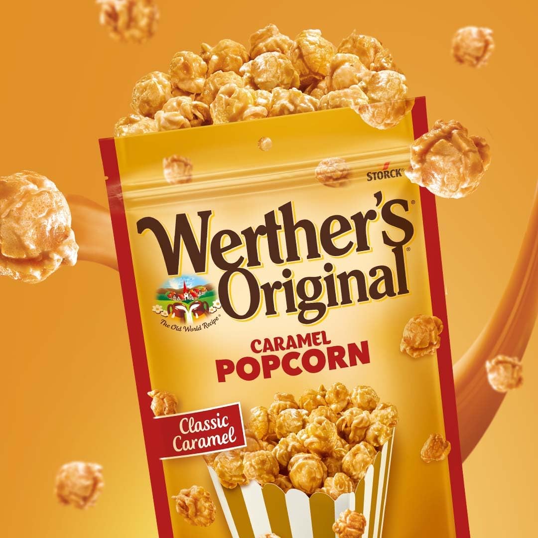 Werther's Original Caramel Popcorn Classic Caramel Flavour, 140g 7