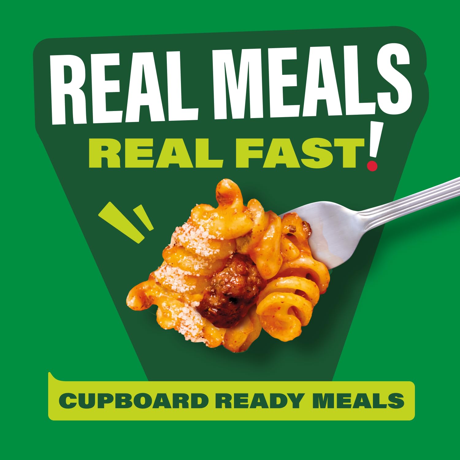 Dolmio Classics Meatballs Fusilli Ready Meal - 6x 250g Microwave Pasta with Tender Meatballs & Tomato Sauce