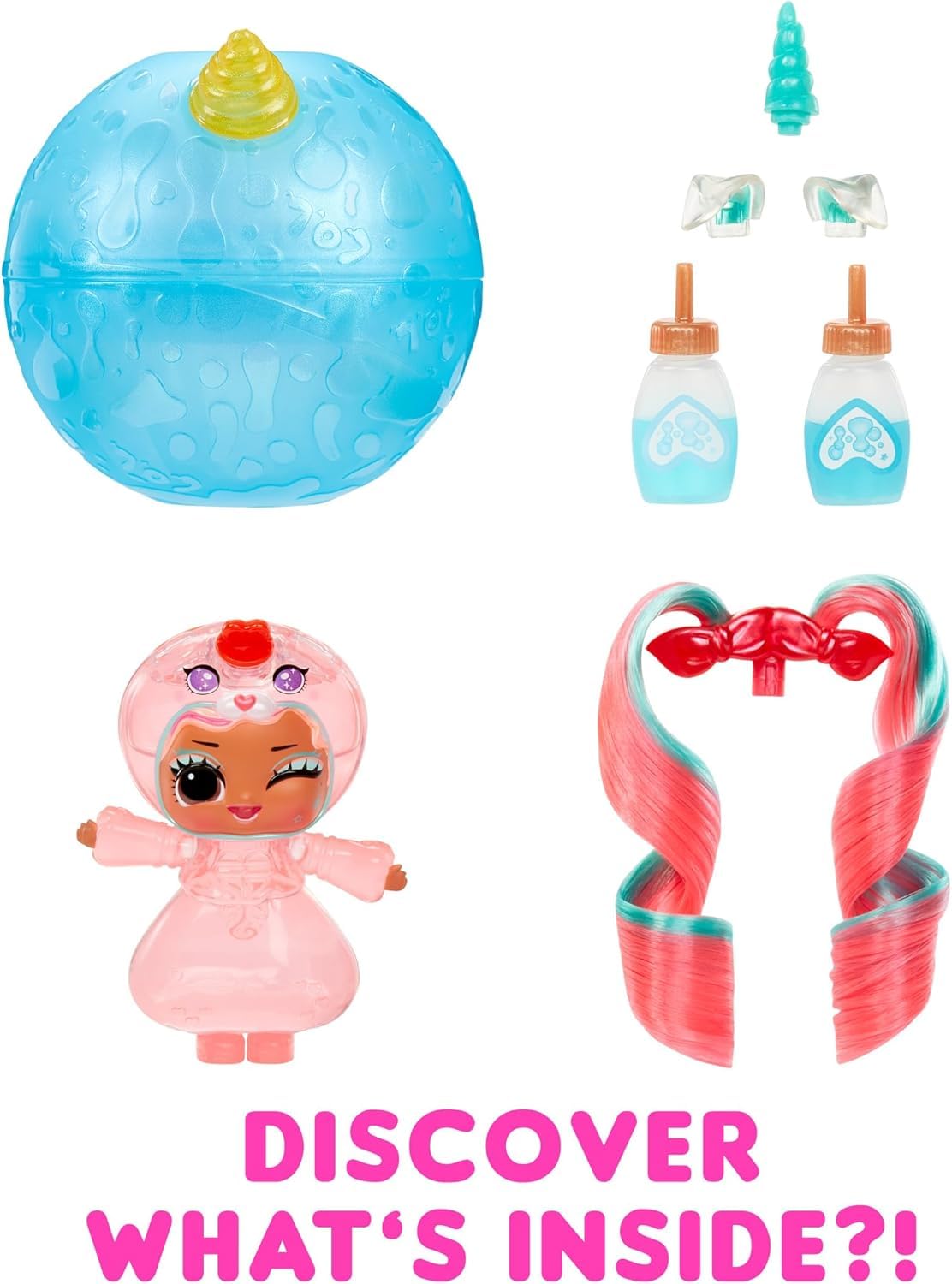 L.O.L. Surprise! Unicorn Tots Doll with Lava Lamp Experience | Multicolor | Ages 3+